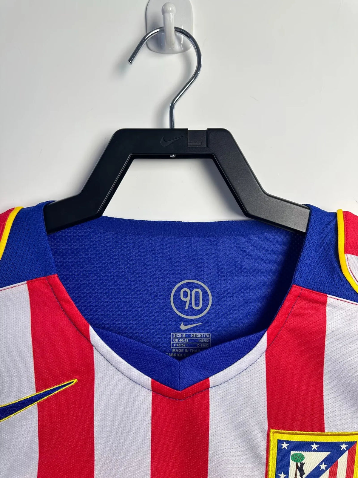 Nike Atletico Madrid Retro Home Soccer Jersey Long Sleeve 2004-05