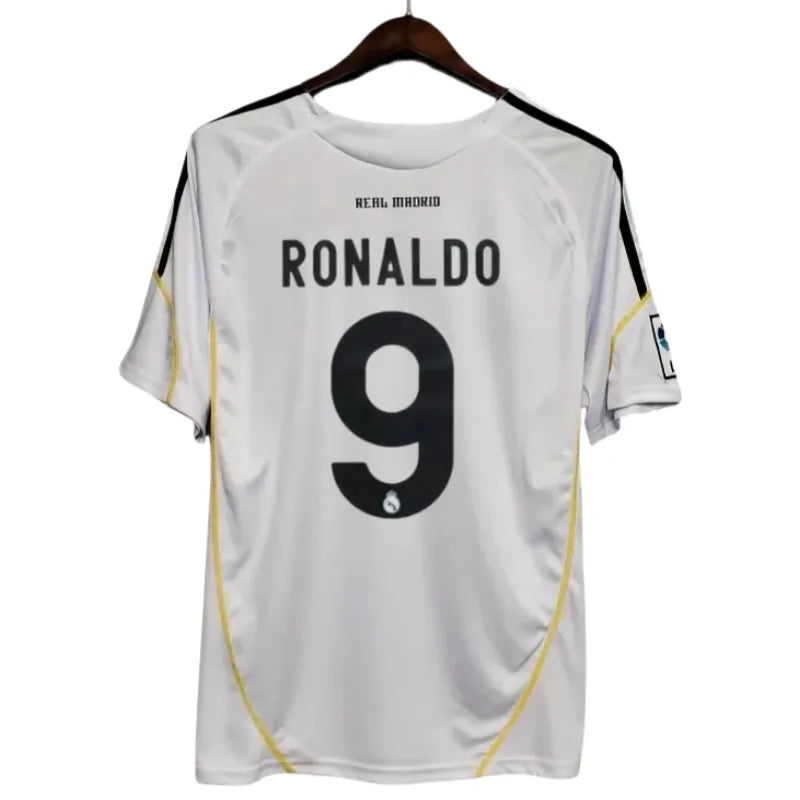 Real Madrid Ronaldo #9 Retro Jersey Home Shirt 2009-10