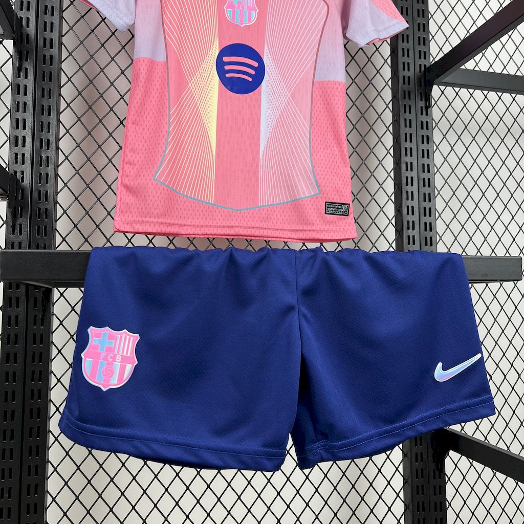 Barcelona 2025-26 pink special edition Kids Kit