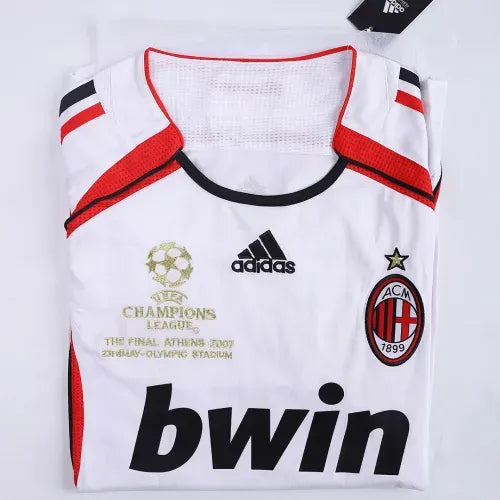 2006-07 AC Milan Ronaldo #99 Kakà #22 Maldini #3 Pirlo #21 UCL Final Retro Jersey Away Replica