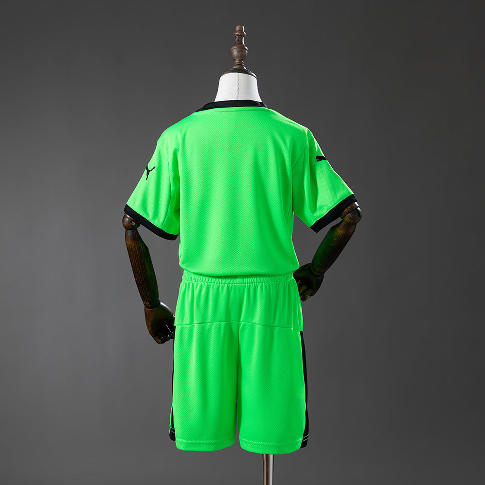 Portugal 2026 Fluorescent Green Kids Kit Jersey