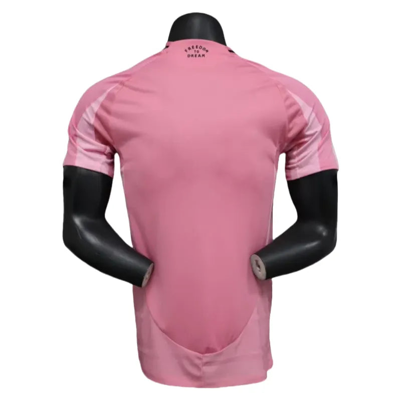 Inter Miami CF Home Pink Soccer Jersey Player Version Shirt 2025-26