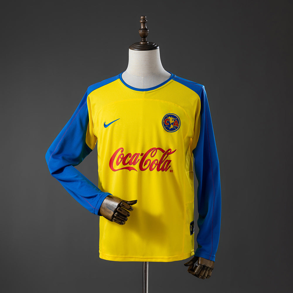 America 03-04 Home Long-sleeved Retro Jersey