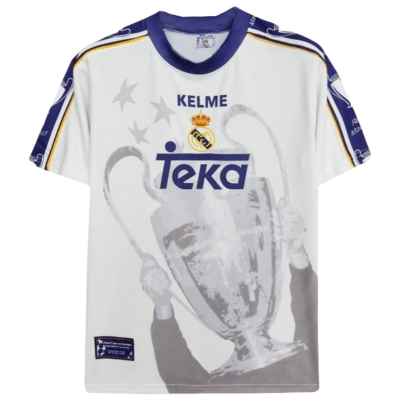 Real Madrid Retro Jersey UCL Commemorate Shirt 1997-98