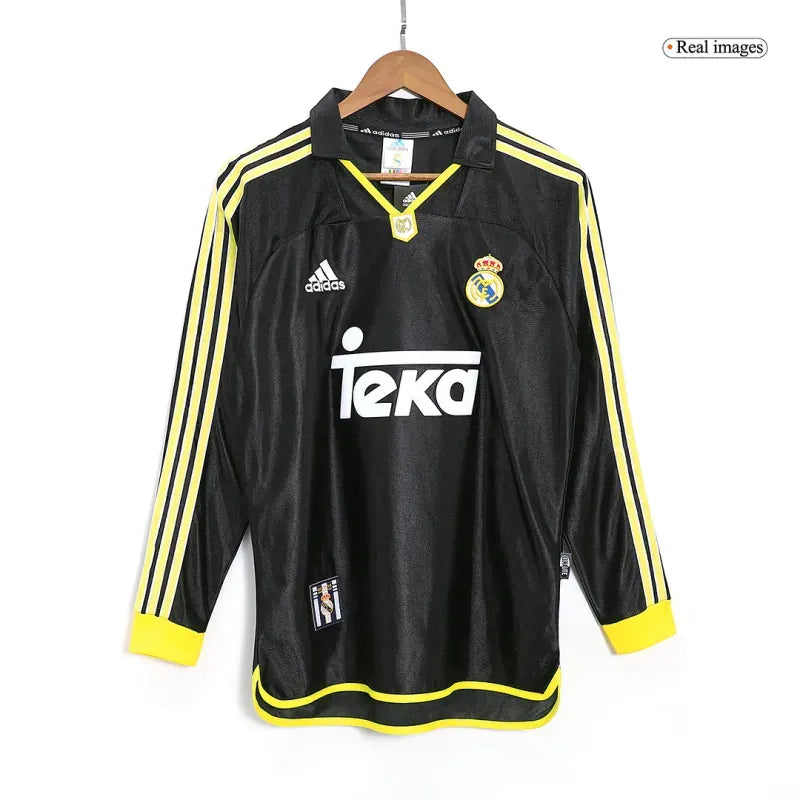 Real Madrid Retro Away Long Sleeve Jersey 1999-01