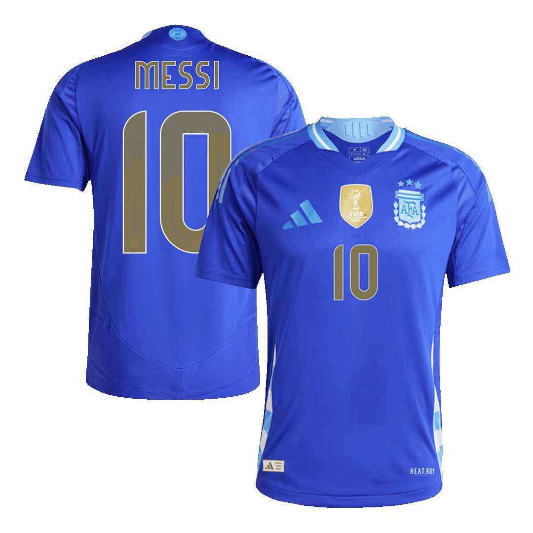 Adidas Authentic MESSI #10 Soccer Jersey Argentina Nation Away Shirt 2024