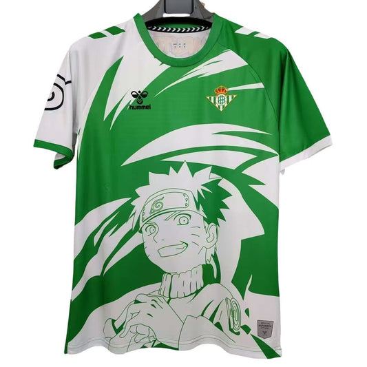 Real Betis Anime Naruto Shirt Football Jersey Fan Version 2025-2026