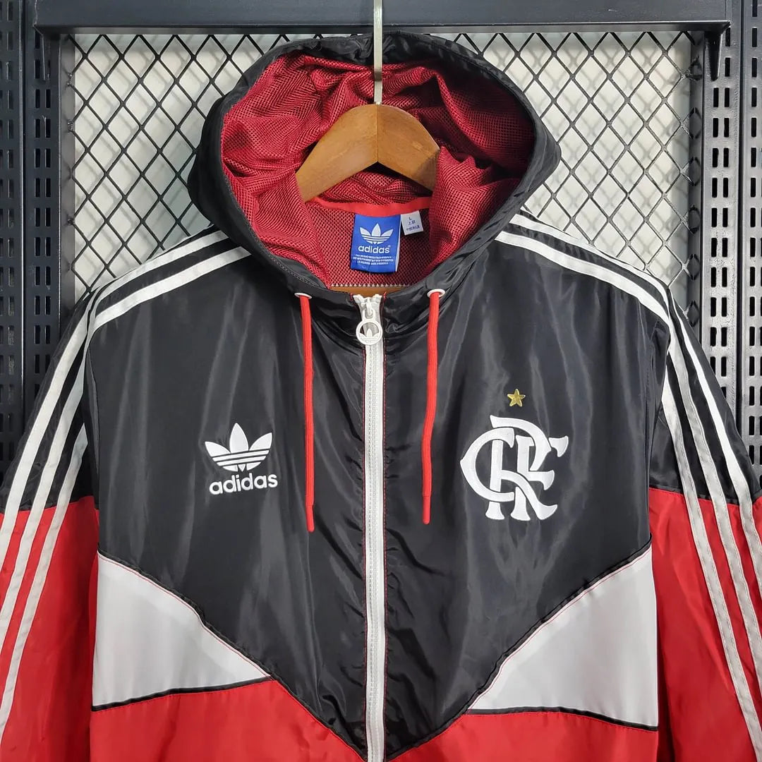 2023/2024 Flamengo Windbreaker(Red-Black)Football Shirt