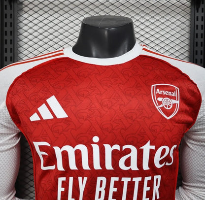 Player Version 25-26 Arsenal Home Long Sleeve Jersey