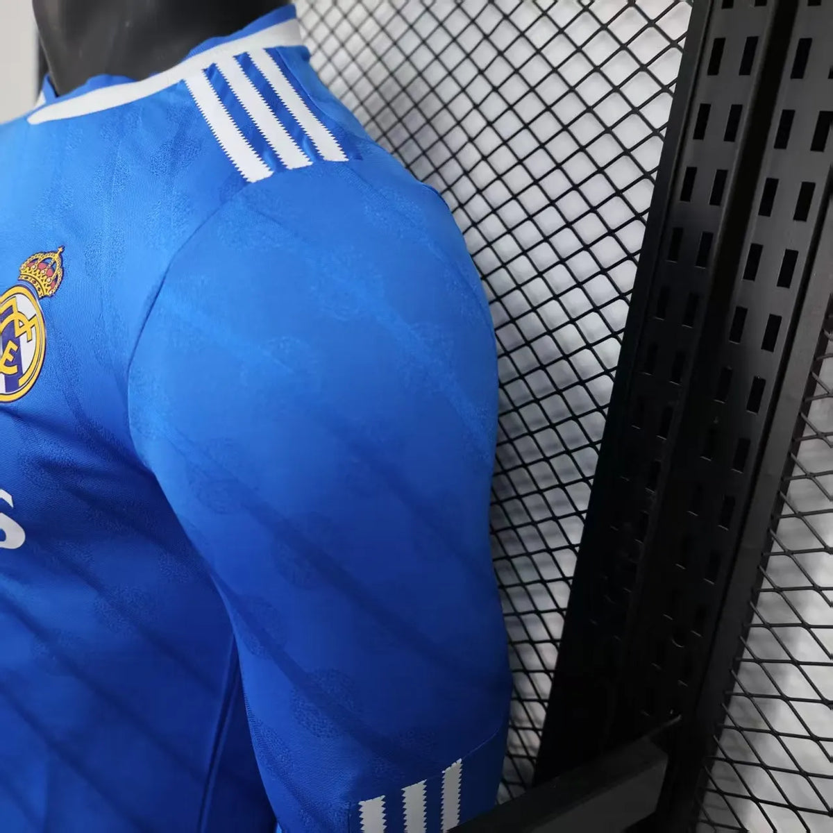 Player Version 25-26 Real Madrid Third Blue Long Sleeve Jersey