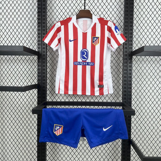 2025-26 Kids Atletico Madrid Home Jersey