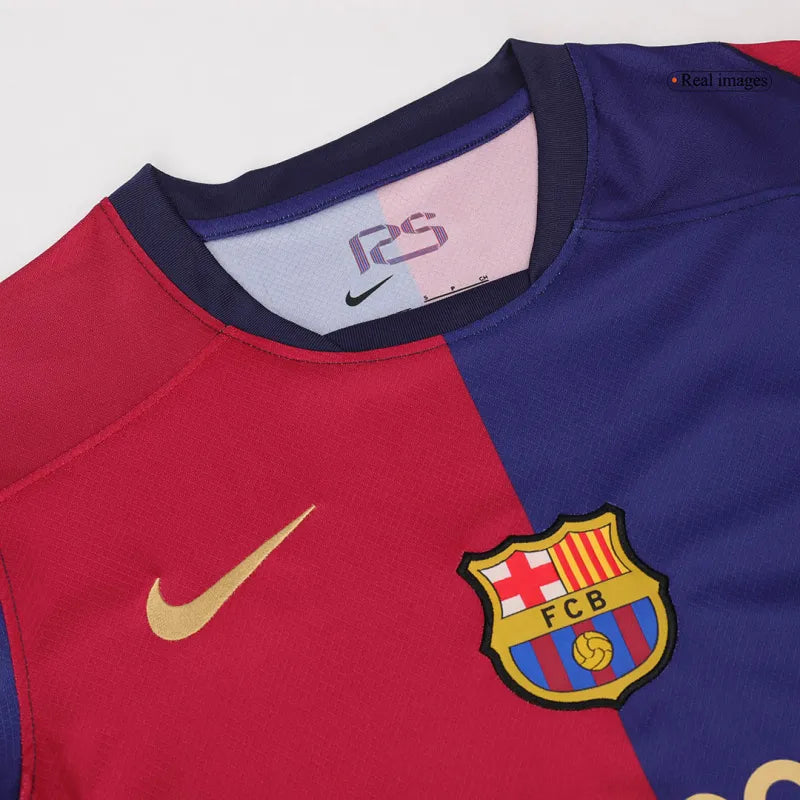 Barcelona Home Long Sleeve Jersey 2024-25