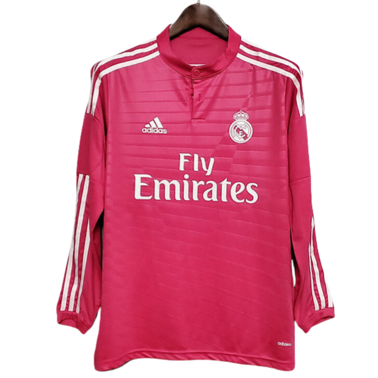 Real Madrid Retro Long Sleeve Jersey Away Shirt 2014-15