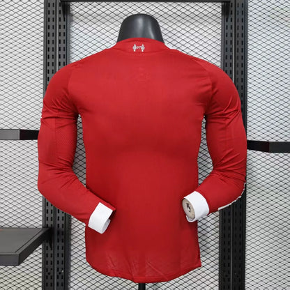 Player Version 25-26 LIverpool Home Long Sleeve Jersey