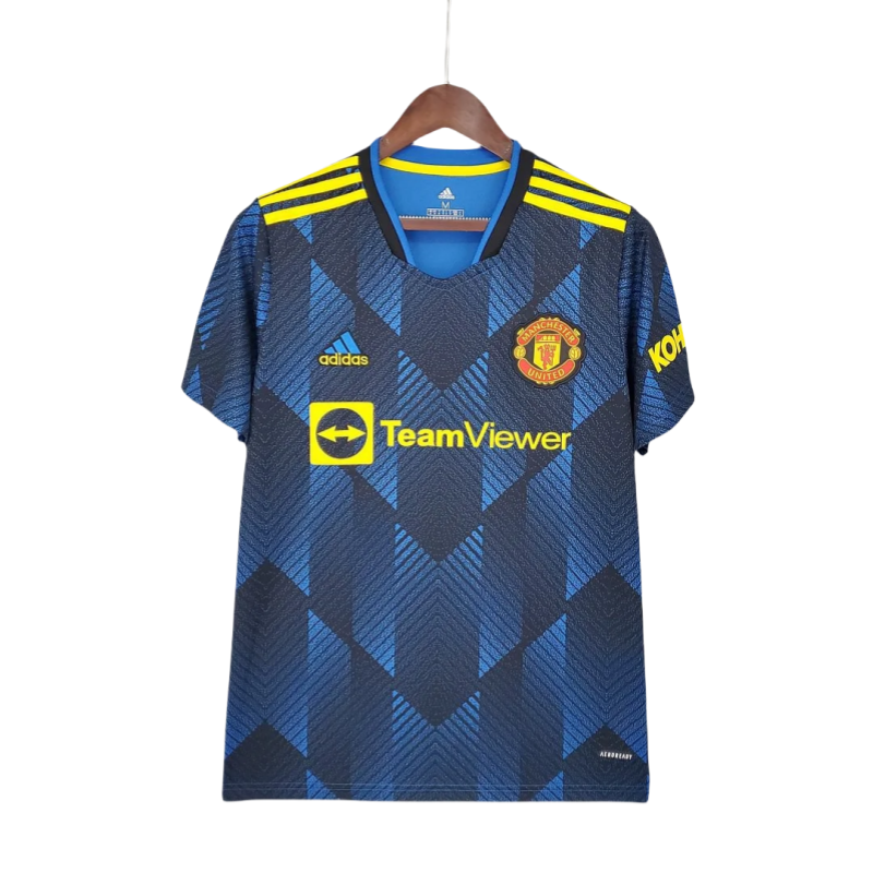 Retro Manchester United Third Away Football Shirt 2021/2022