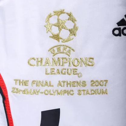 2006-07 AC Milan Ronaldo #99 Kakà #22 Maldini #3 Pirlo #21 UCL Final Retro Jersey Away Replica