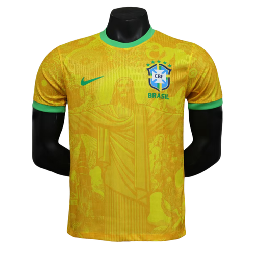Brazil Christ the Redeemer Jersey Authentic Shirt 24-25