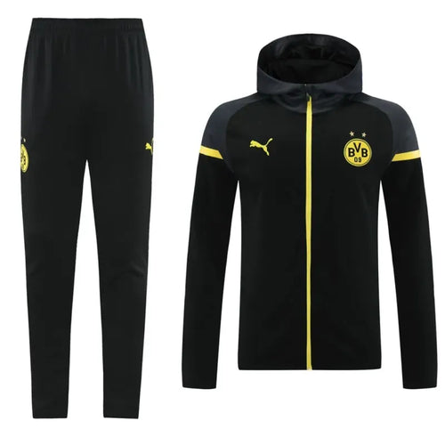 Borussia Dortmund Hoodie Training Kit (Jacket+Pants) 2024-25