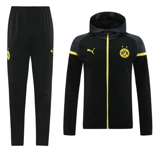Borussia Dortmund Hoodie Training Kit (Jacket+Pants) 2024-25