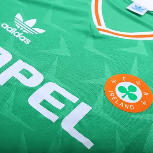 Ireland World Cup 1990 Retro Soccer Jersey Home