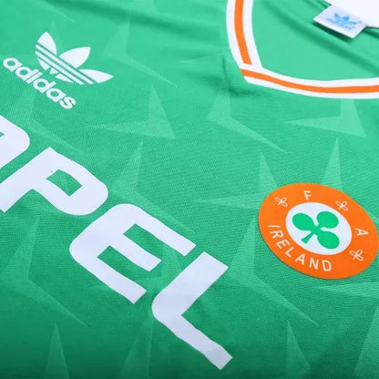 Ireland World Cup 1990 Retro Soccer Jersey Home