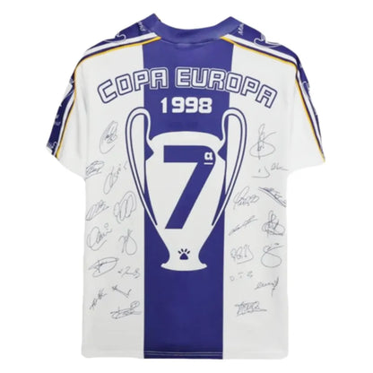 Real Madrid Retro Jersey UCL Commemorate Shirt 1997-98