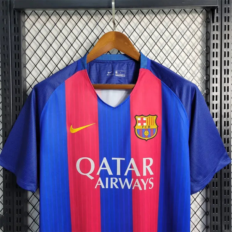 16-17 Barcelona SUAREZ #9 Home Retro Jersey