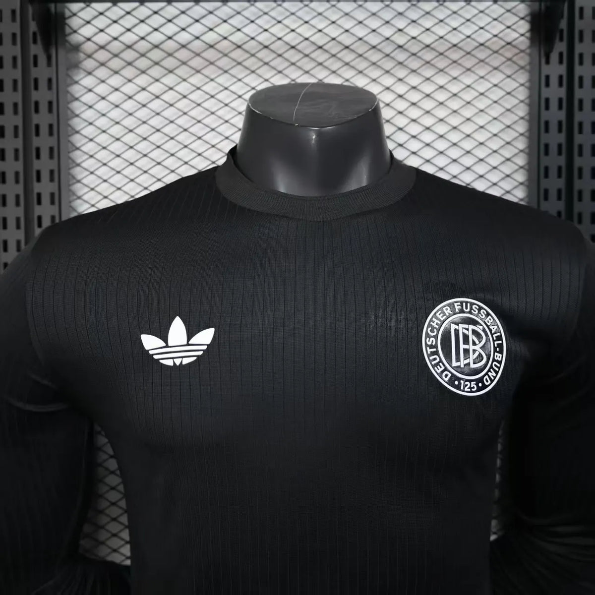 Player Version 2025 Germany Black 125Th Anniversary Long Sleeve Jersey