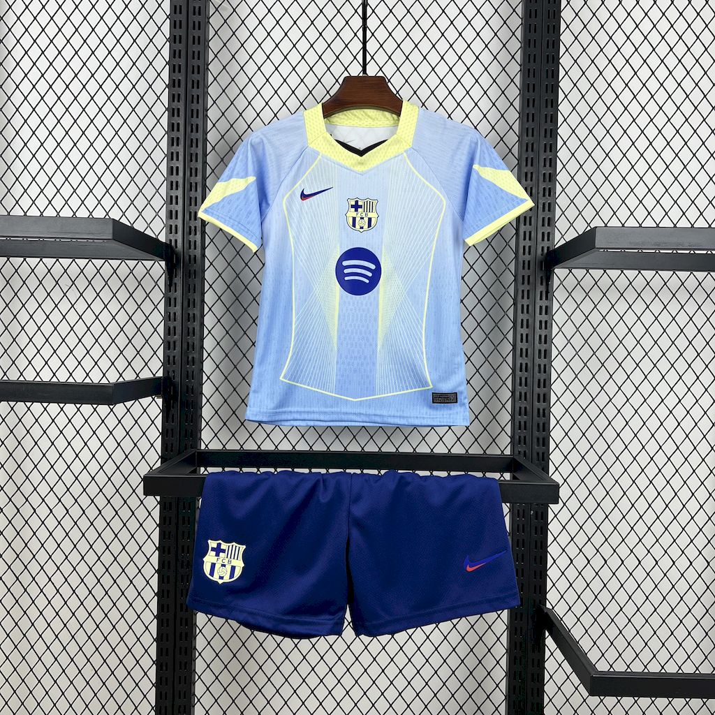 Barcelona 2025-26 blue special edition Kids Kit