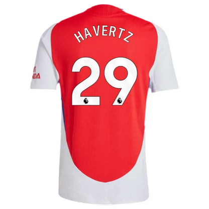 Arsenal Home HAVERTZ #29 SAKA #7 ØDEGAARD #8 RICE #41 Soccer Jersey 2024-25