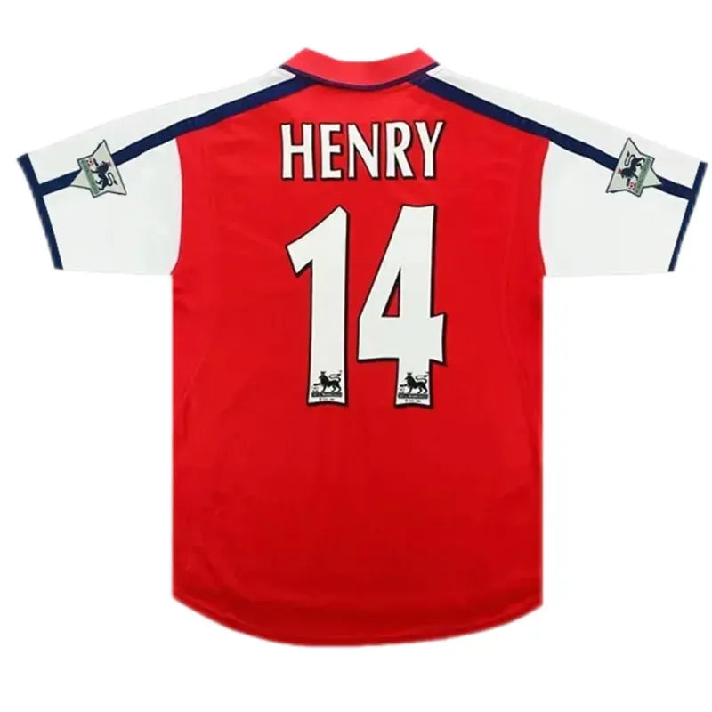 00-01 Arsenal Henry #14 Retro Jersey Home