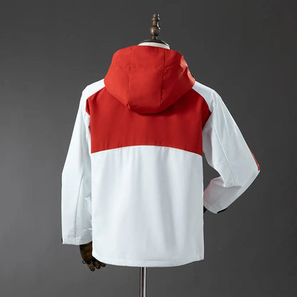 Sevilla Windbreaker - Red & White