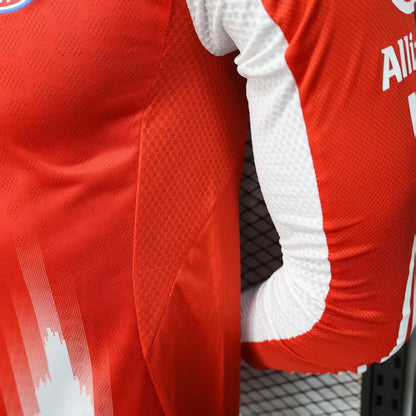 Player Version 25-26 Bayern Munich Home Long Sleeve Jersey