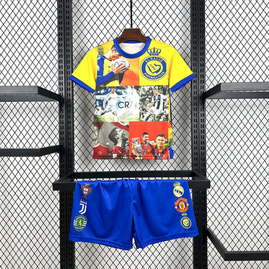 Cristiano Ronaldo 2025-26 all club mix Kids Kit