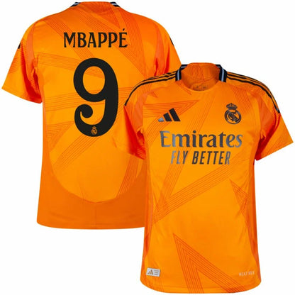 Real Madrid Mbappé 9 Away Shirt 2024-2025 Size:S-4XL