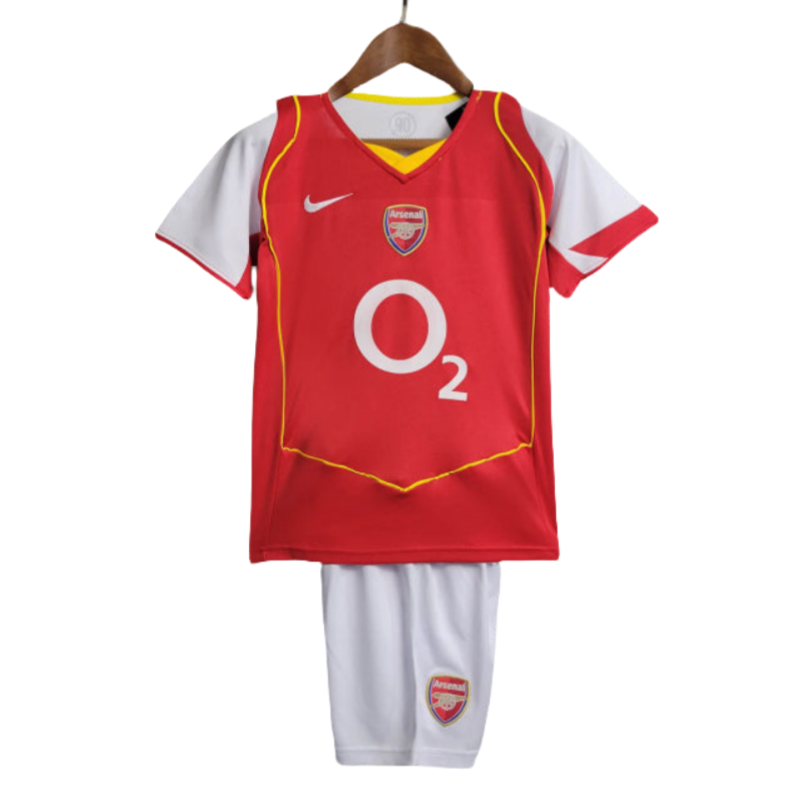 Arsenal Home Kids Retro Kits Children Shirt Football Jerseys 04-05