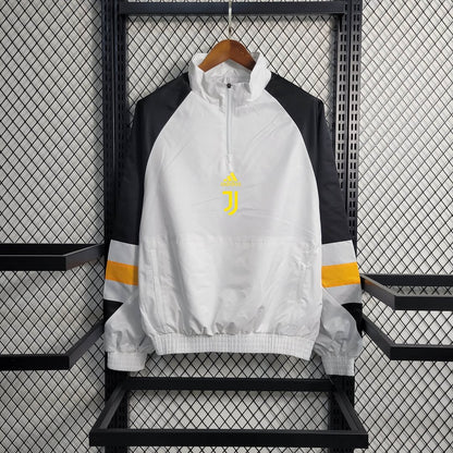 2023/2024 Juventus Windbreaker White Football Shirt