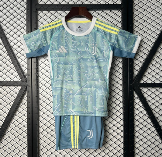 25-26 Kids Juventus Away 16-28 Jersey
