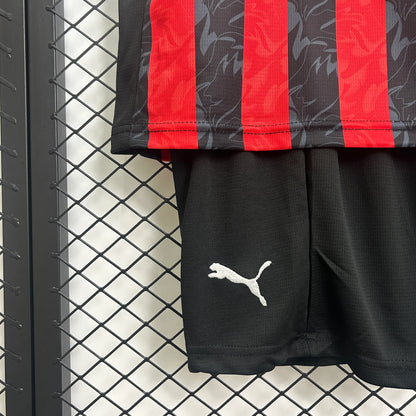 25/26 Kids AC Milan Home Jersey