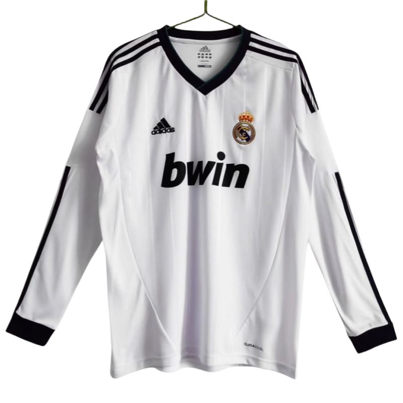 Real Madrid Retro Jersey Home Shirt Long sleeve 2012-13