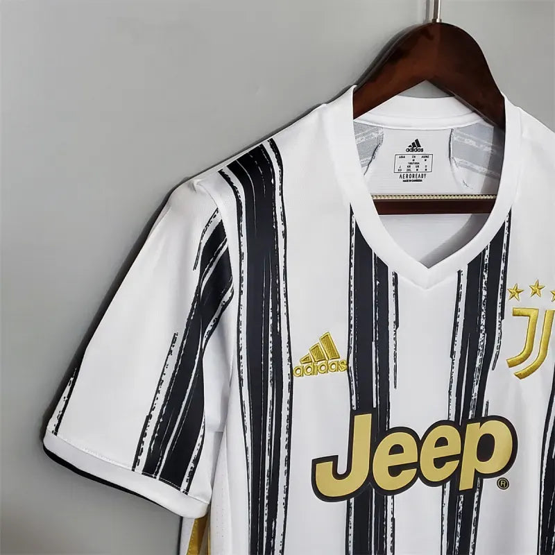 20-21 Juventus Home Soccer Retro Jerseys Shirt