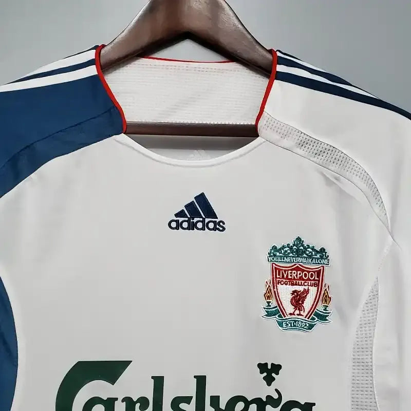 Liverpool Retro Long Sleeve Jersey Third Away Shirt 2006-07
