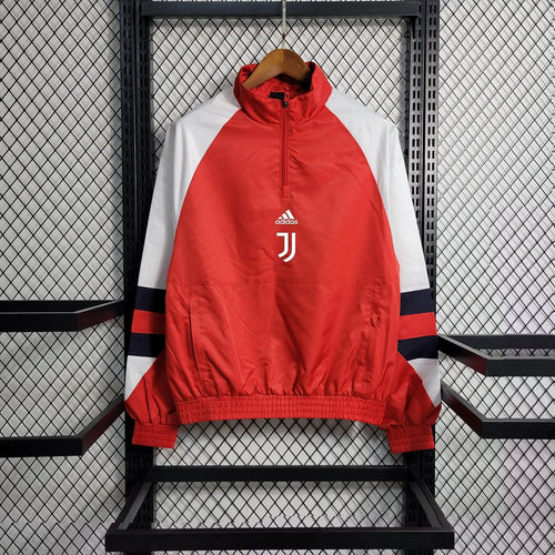 2023/2024 Juventus Windbreaker Red Football Shirt