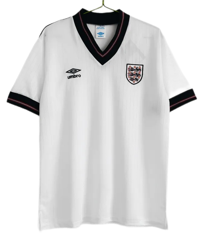 England 1984/87 Retro Soccer Jersey Home Replica