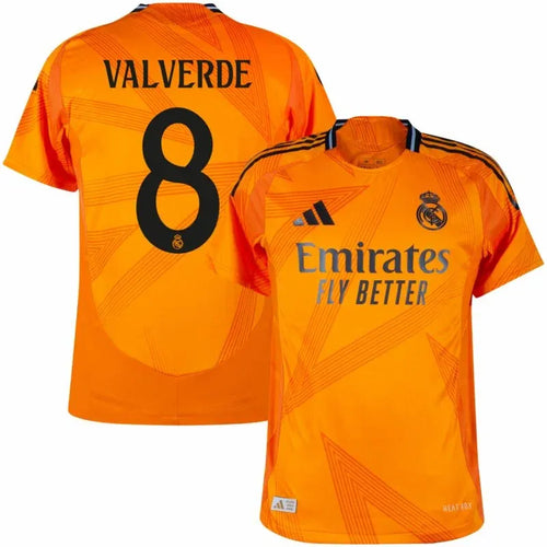 Real Madrid Valverde 8 Away Shirt 2024-2025 Size：S-4XL