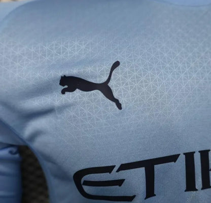 Player Version 25-26 Manchester City Home Long Sleeve Jersey