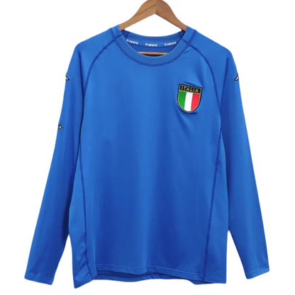 Italy 2000 Retro Home Long Sleeve Jersey