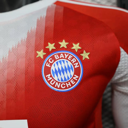 Player Version 25-26 Bayern Munich Home Long Sleeve Jersey