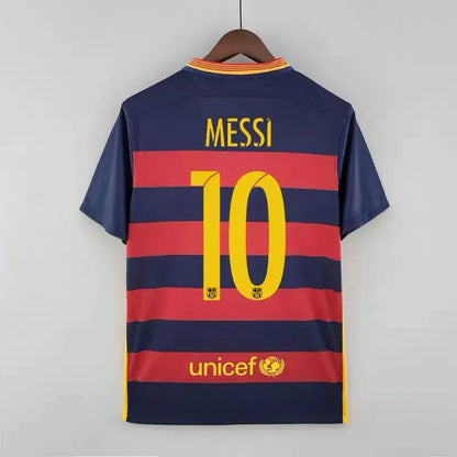 Barcelona #10 MESSI Retro Jersey Home 2015-16
