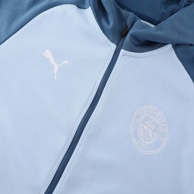 Manchester City Hoodie Training Kit (Jacket+Pants) 2024-25